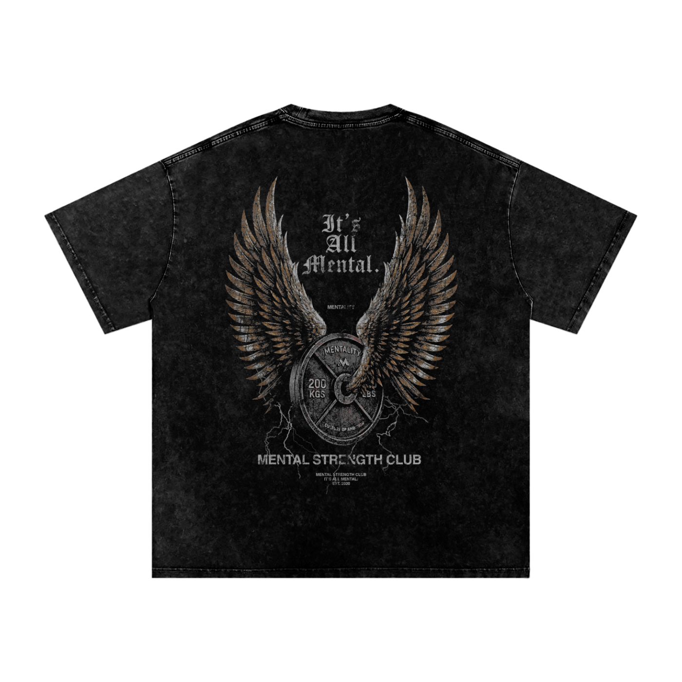 MENTAL STRENGTH CLUB VINTAGE TEE