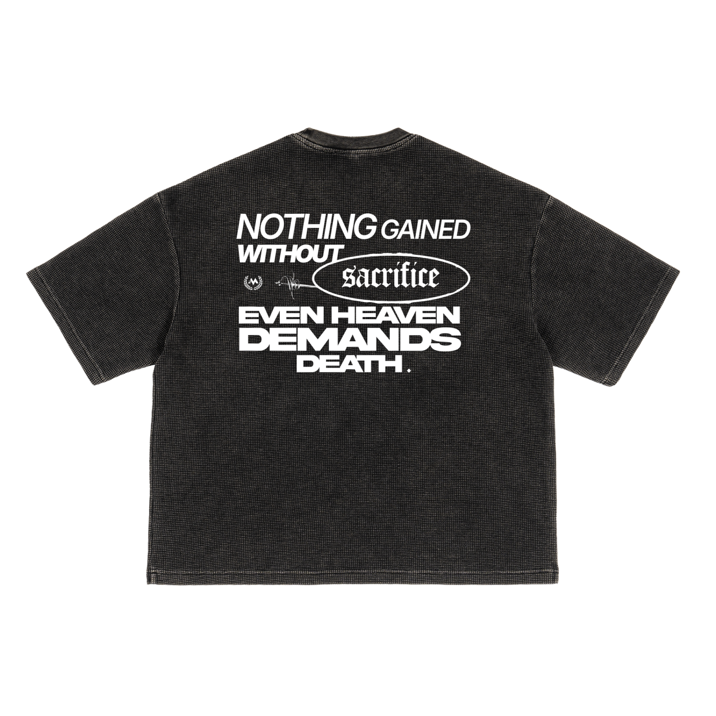 SACRIFICE VINTAGE WAFFLE TEE