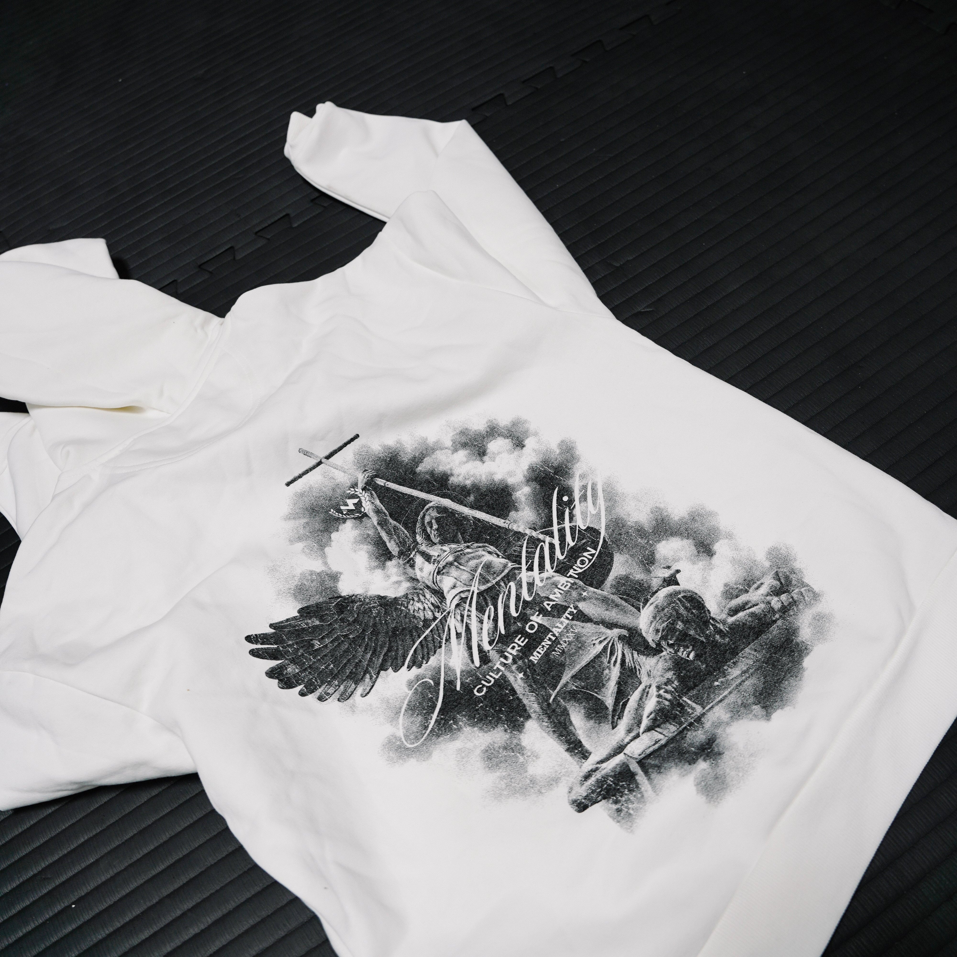 'ST.MICHAEL' TRAINING HOODIE - GRAY