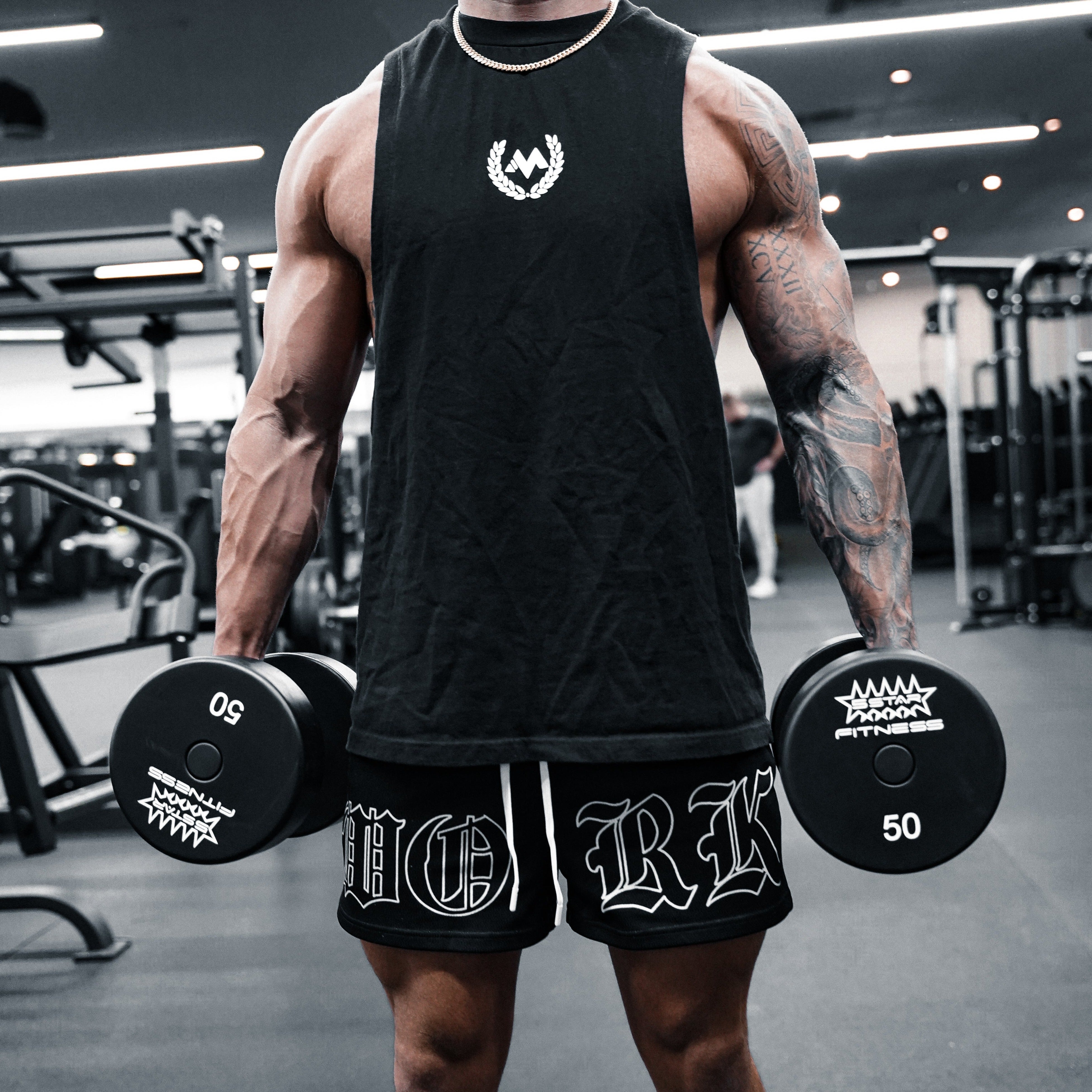 'WORK' MESH SHORTS