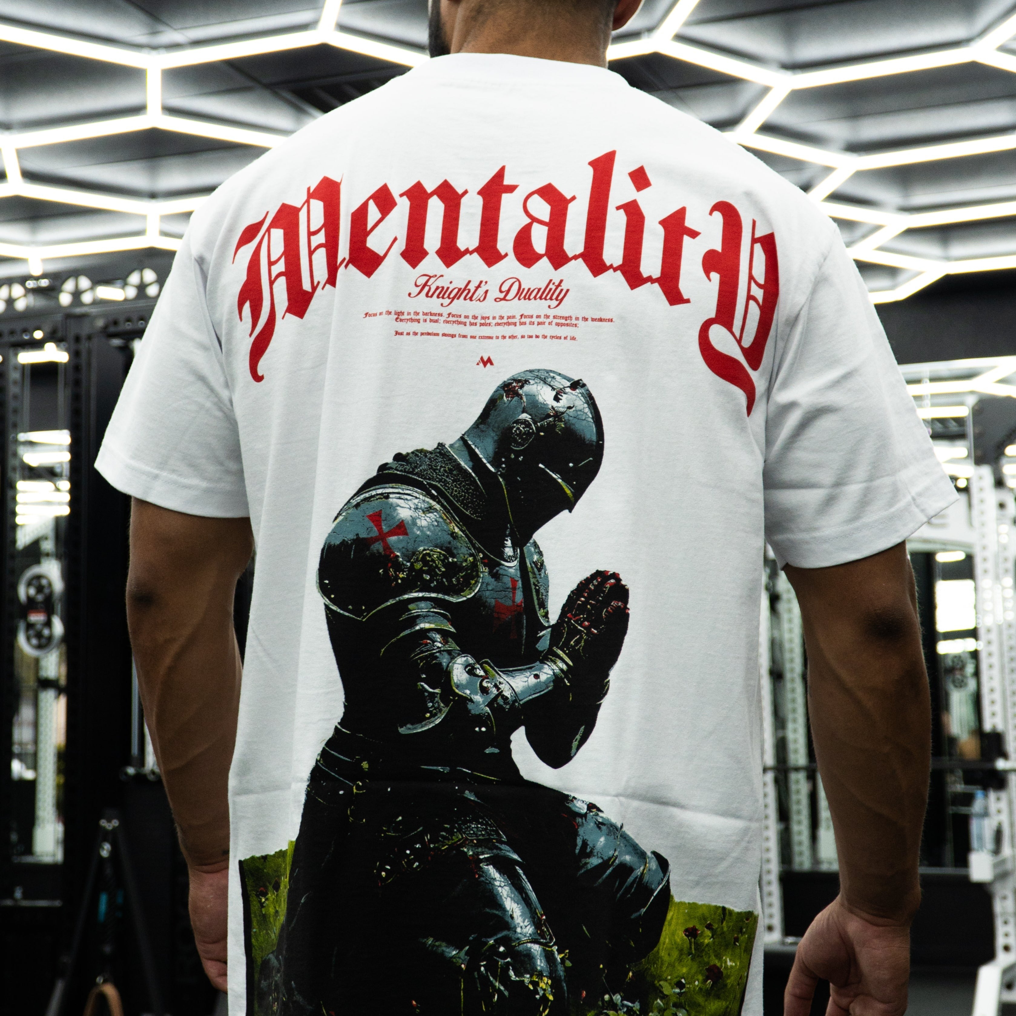 'KNIGHT'S DUALITY' TEE - WHITE