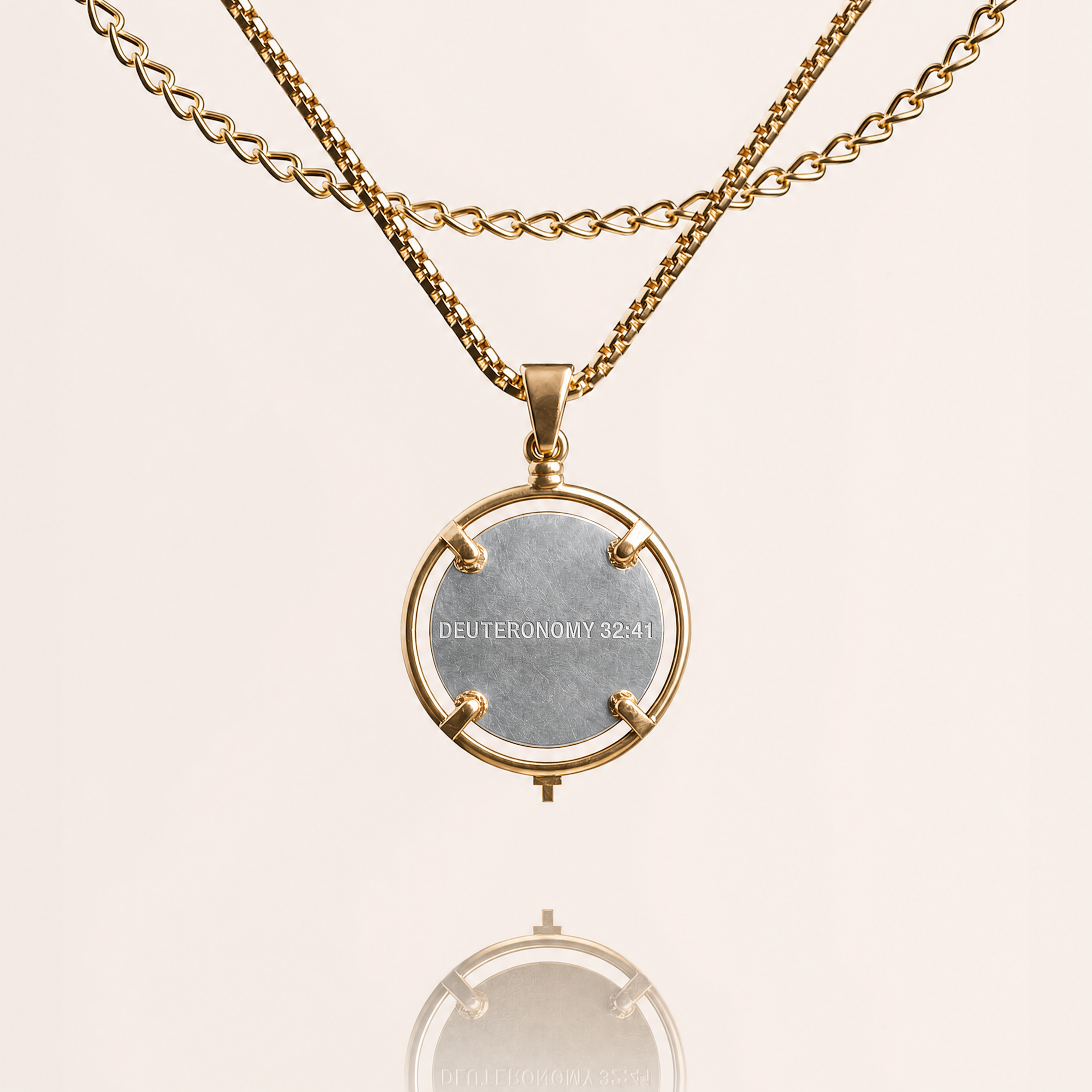 Classical Archangel Pendant - SILVER