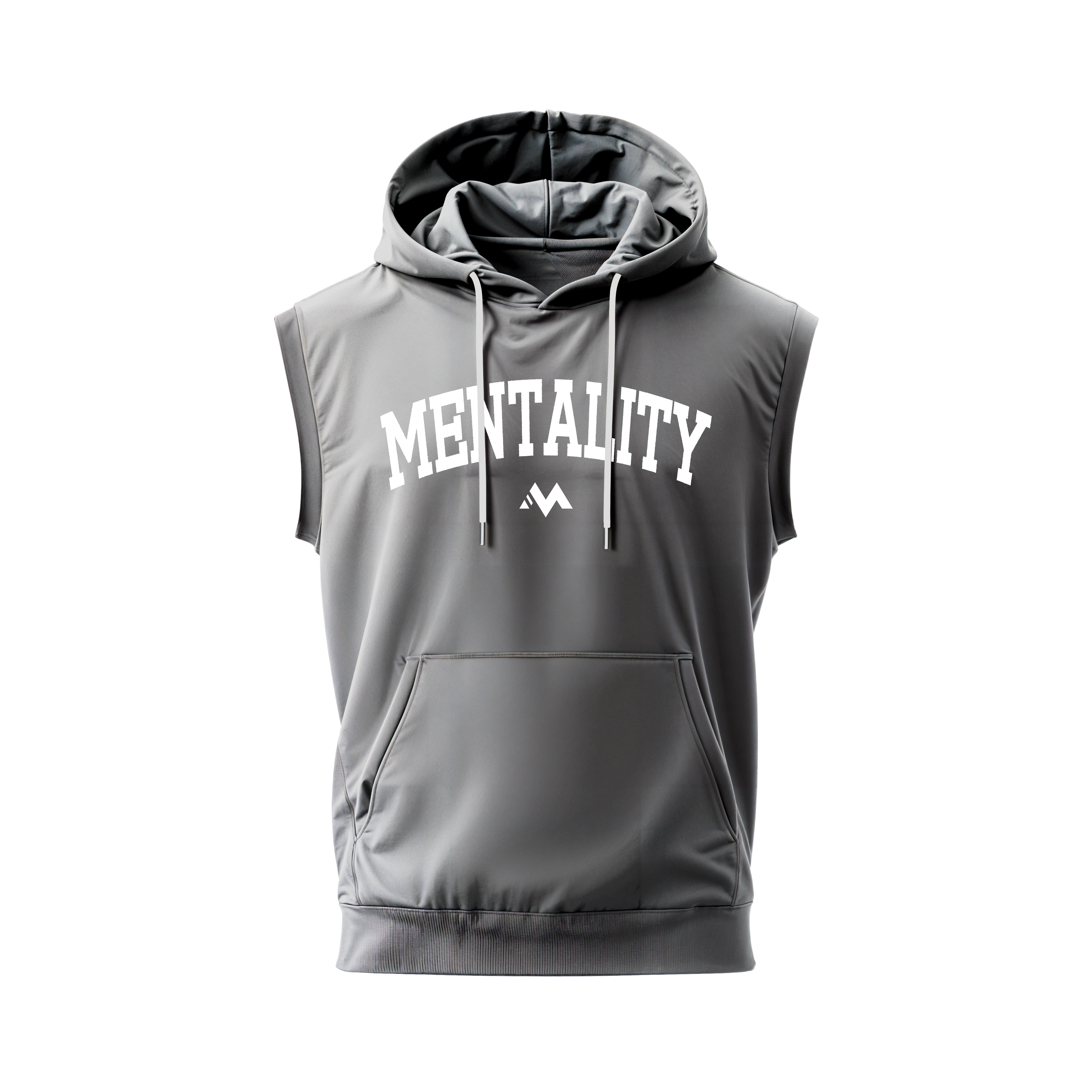 VARSITY SLEEVELESS FITTED HOODIE - mixed color - ATHLETIC FIT