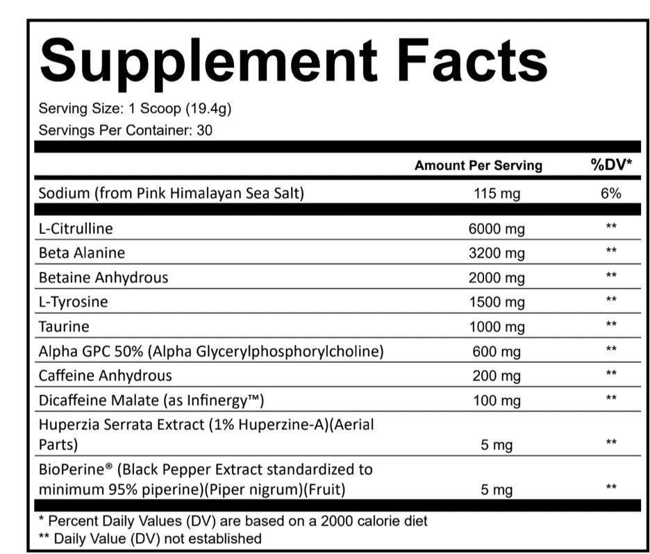 MENTALITY Pre-Workout - Orange Burst
