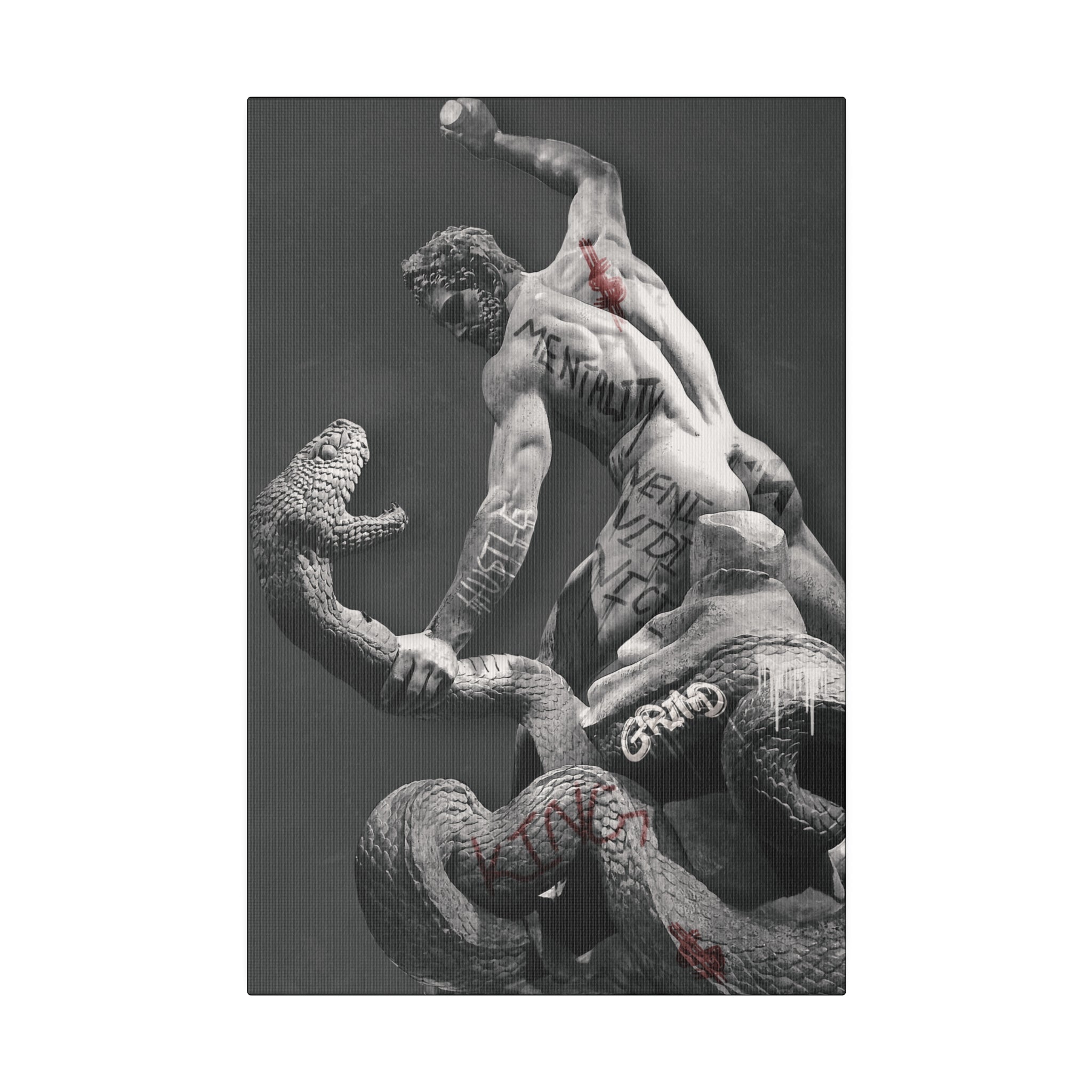 GRAFFITI - 'Hercules vs. Achelous' Graffiti Canvas