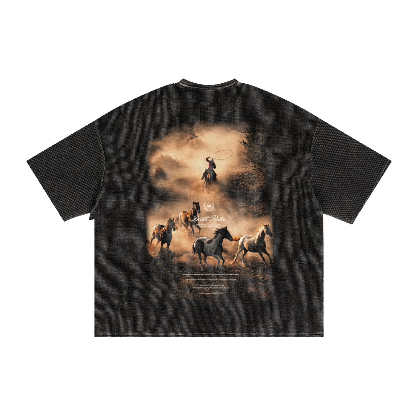 DEATH RODEO VINTAGE WAFFLE TEE