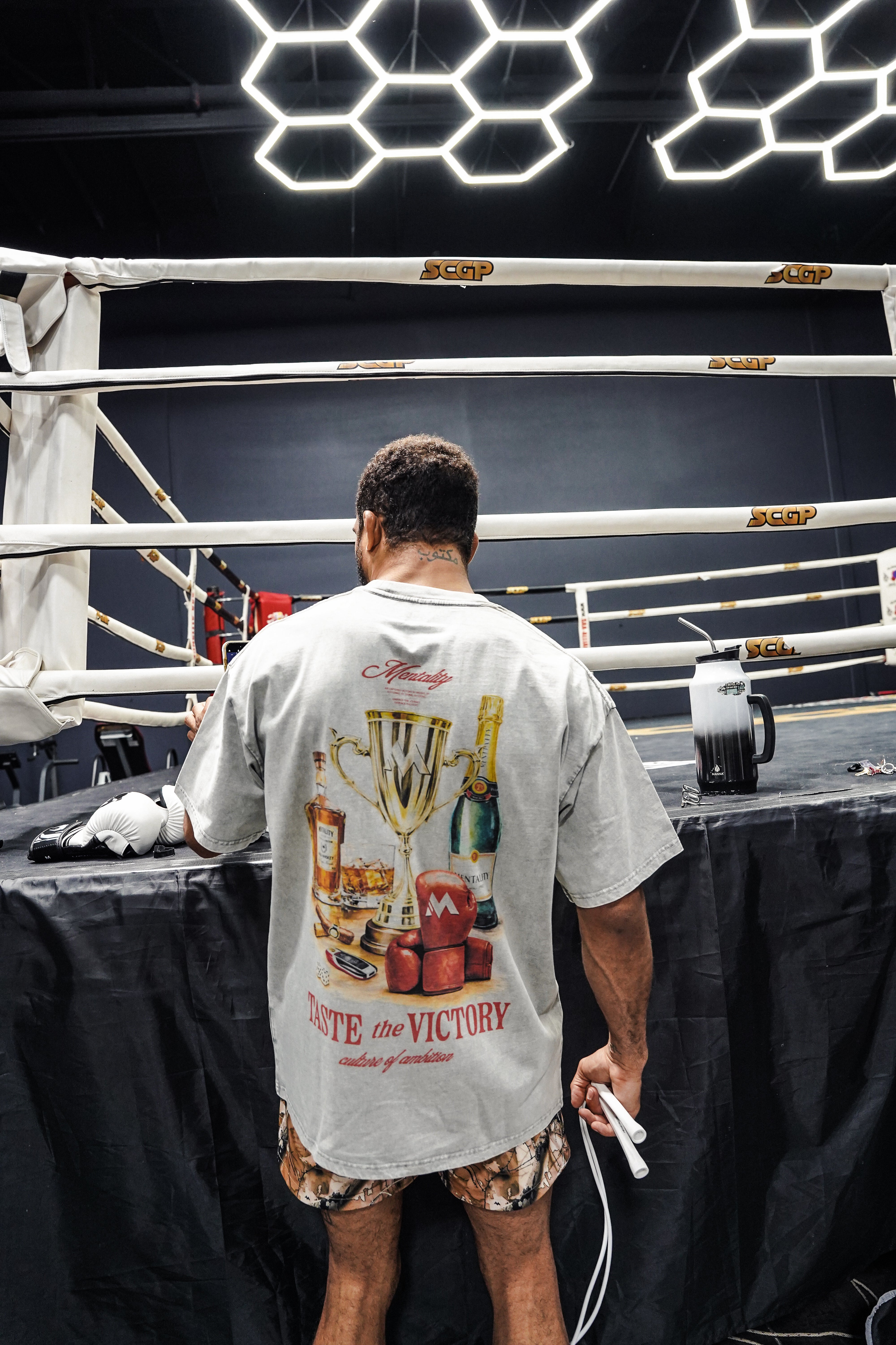 TASTE OF VICTORY VINTAGE GRAY TEE