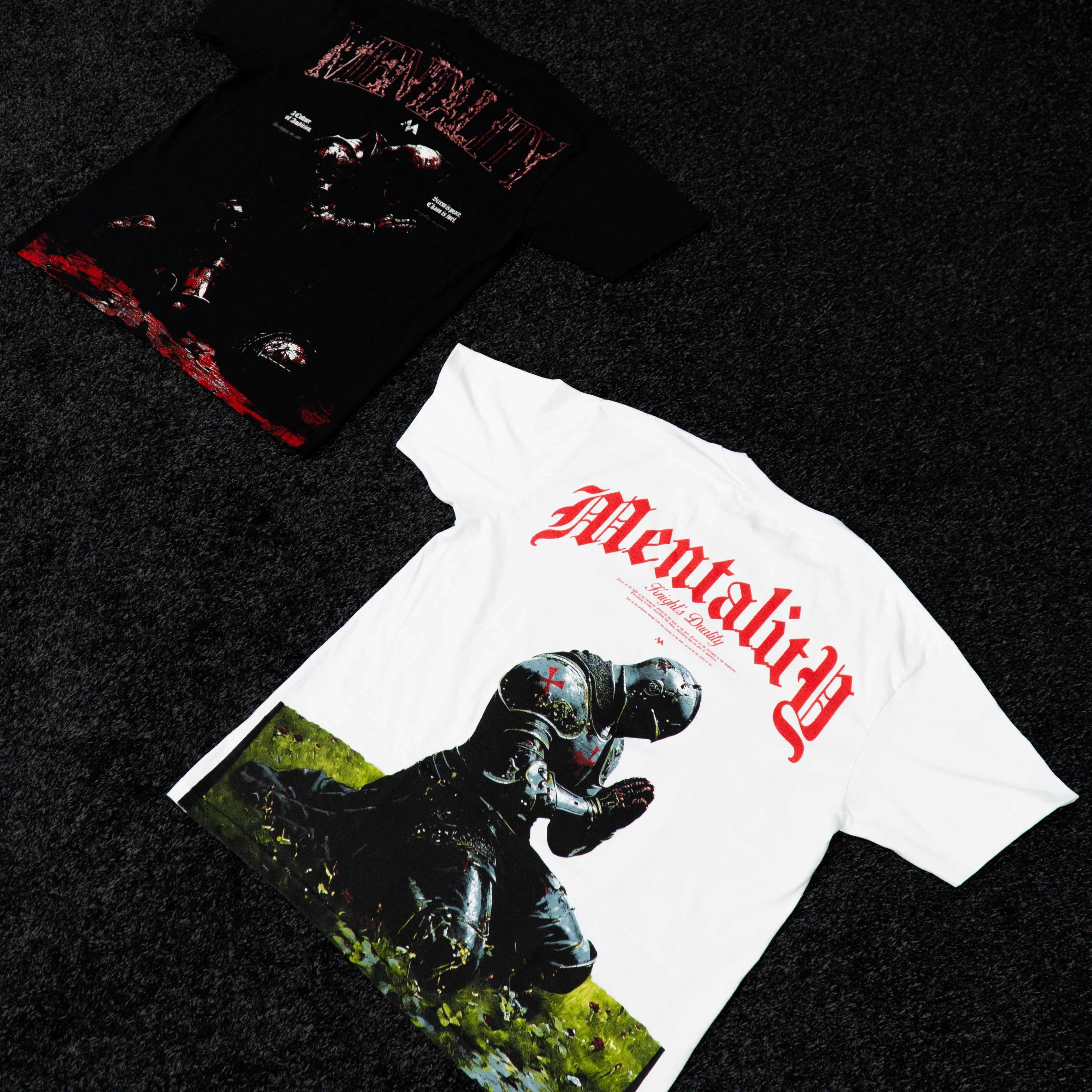 'KNIGHT'S DUALITY' TEE - WHITE