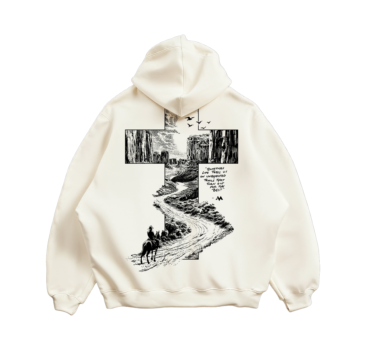 PARADISE TRAIL HOODIE - CREAM