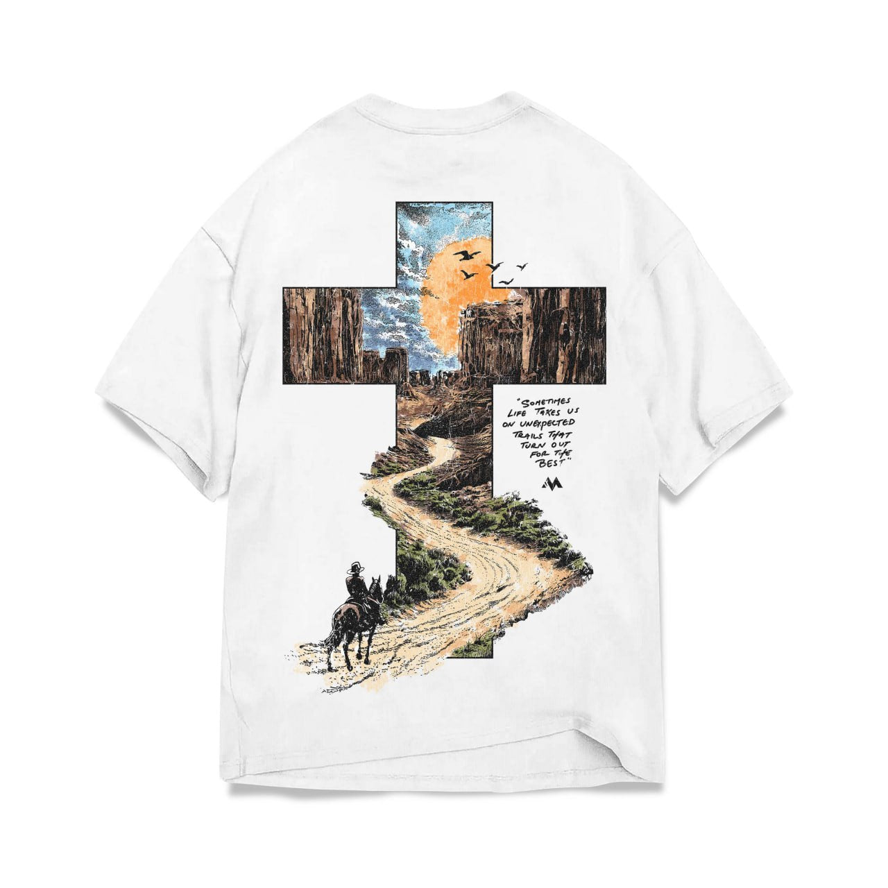 PARADISE TRAIL TEE - WHITE