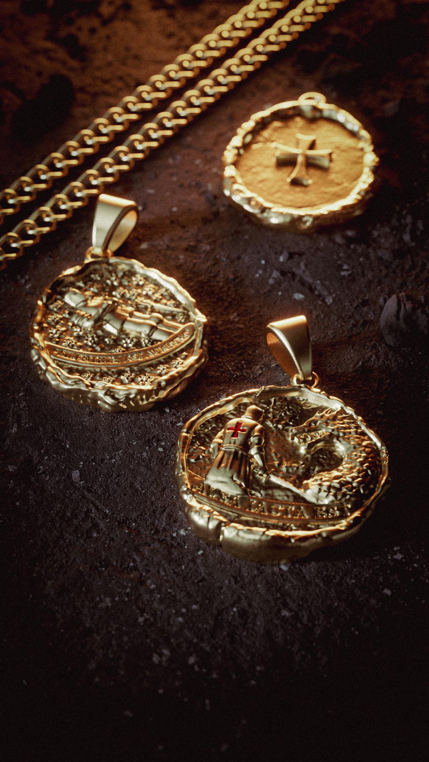 FATE PENDANT - GOLD