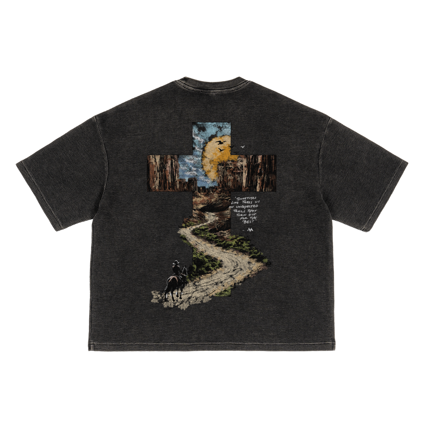 PARADISE TRAIL VINTAGE WAFFLE TEE