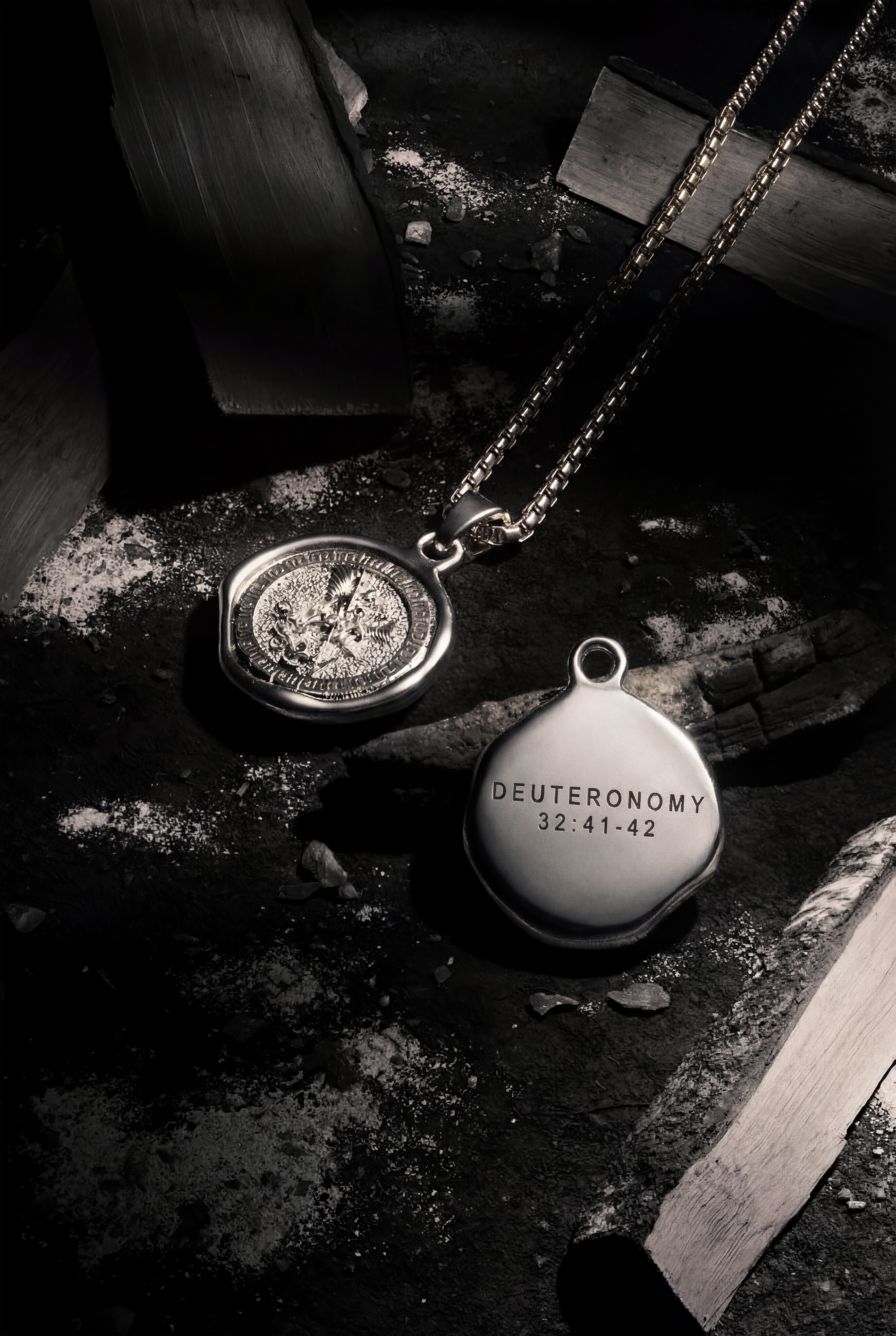 SAINT MICHAEL PENDANT - SILVER